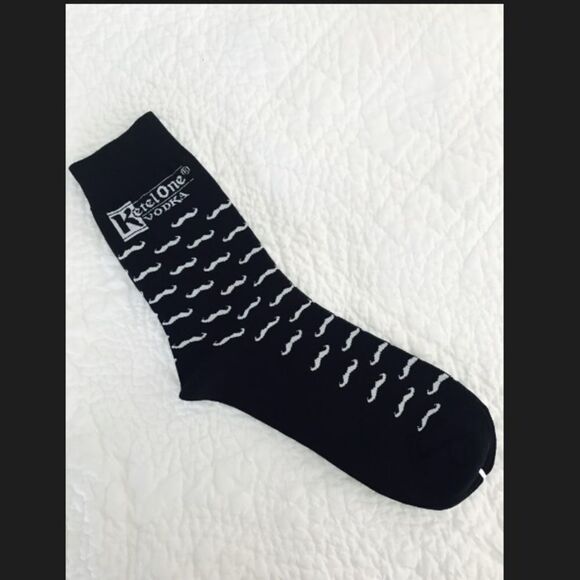 Brand New Ketel One Vodka Moustache Socks - Picture 1 of 1